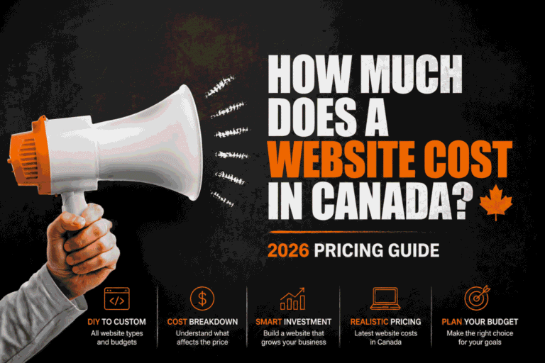 Website cost in Canada 2026 pricing guide