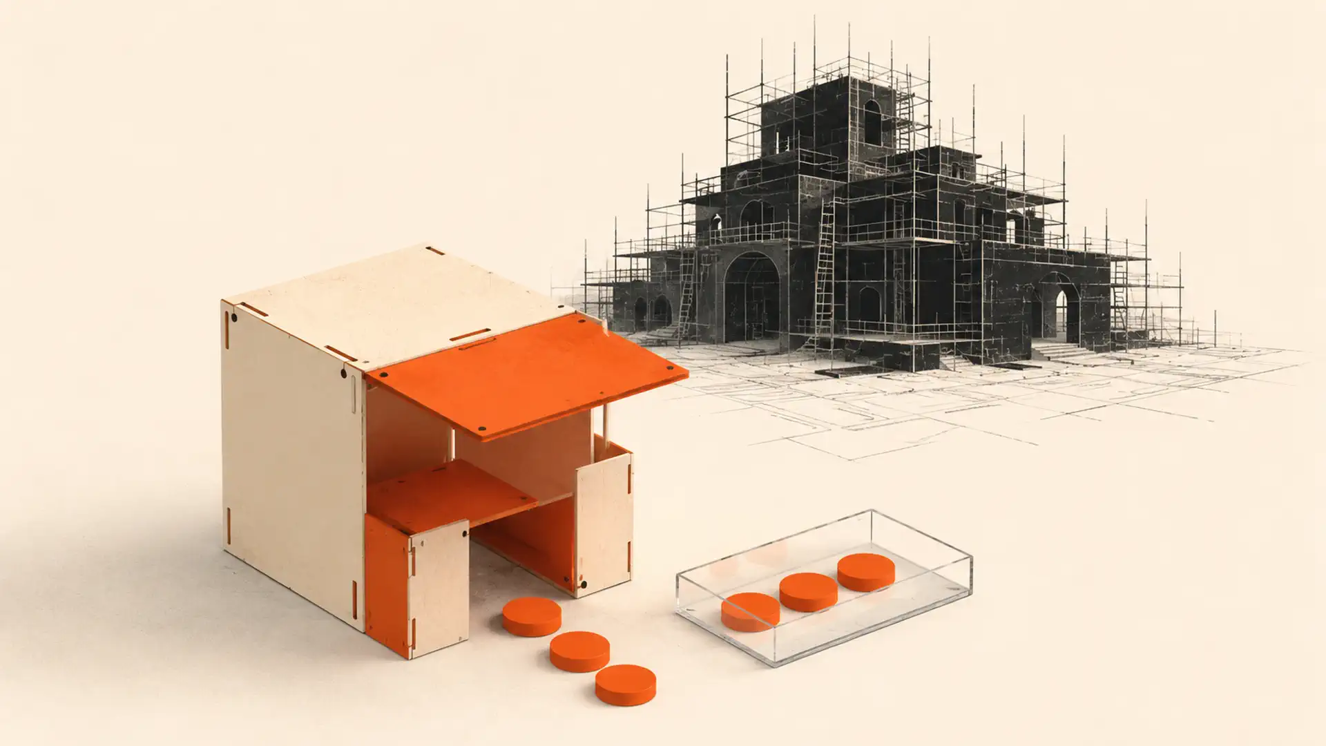 Simple modular MVP collecting customer evidence before a larger website build