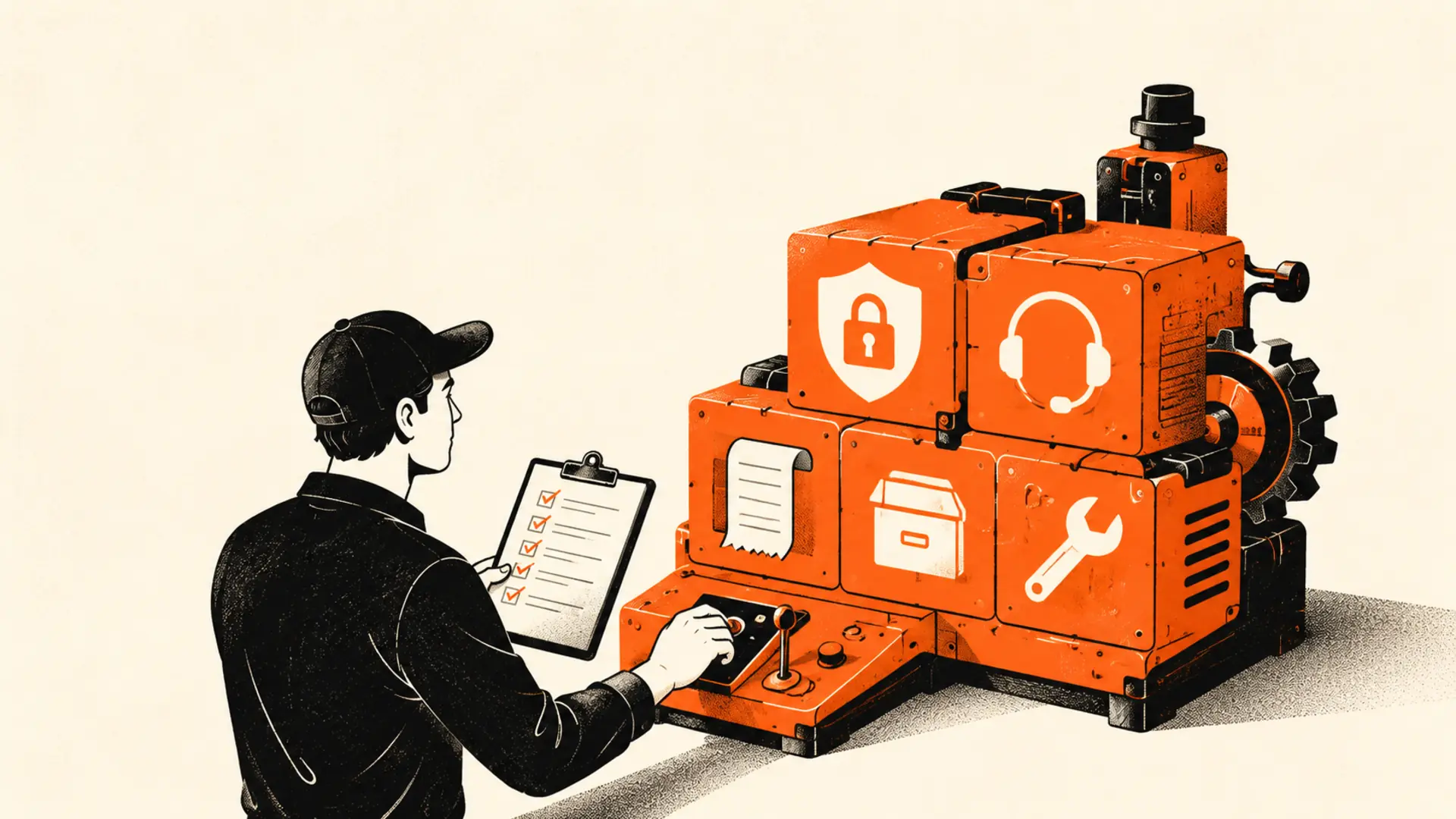 Solo operator maintaining a focused app system for security, support, billing, backups and maintenance