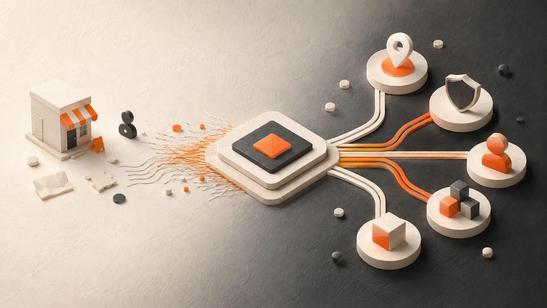 Local business connected to an owned digital system for discovery, trust, enquiries and organized information